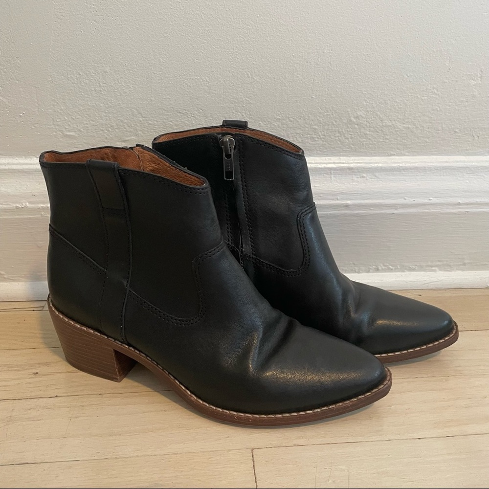 Madewell the Hailie Boot in Leather Size 7 like new